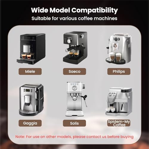 GEEKHOM Coffee Machine O-Ring & Grease Maintenance Kit Replacement Sealing Rings with 15 Silicone Gaskets + 10g Silicone Grease + 5 Cleaning Brushes for Philips 3200/Saeco/Gaggia Espresso Machines - 5