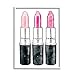 Stupell Industries Three Pink Lipsticks, Design by Amanda Greenwood White Framed Wall Art, 16 x 20