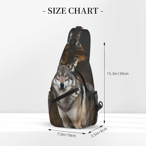 Mochila tipo sling negra para viaje y senderismo miniatura 2