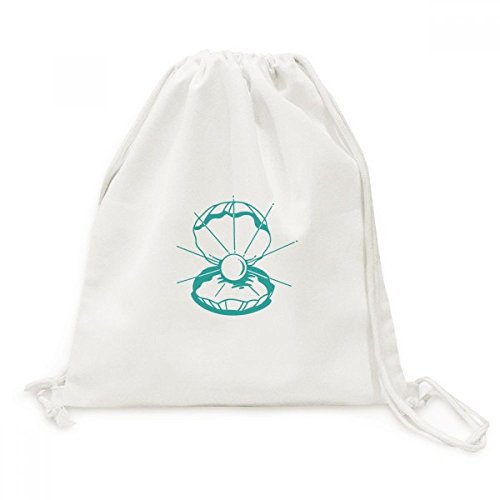 Sac de voyage en toile à cordon vert pétoncle pour vos sorties plage