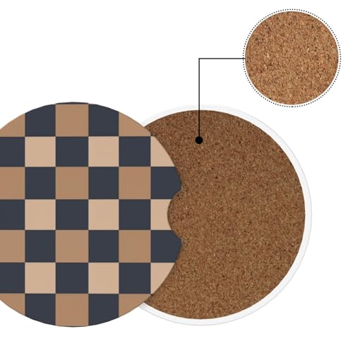 Set 2 porta vasos para carro NeuKim absorbentes miniatura 6