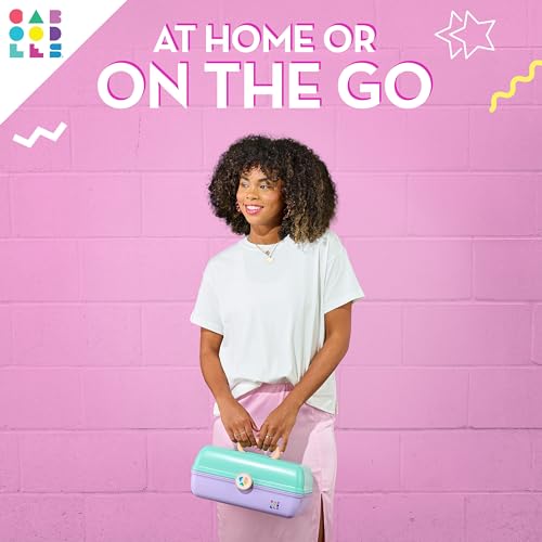 Caboodles Twilight Disco - On-the-go Girl Costmetic Organizer Make-up & Accessory Carry Case, Pink Sparkle - Thumbnail 4