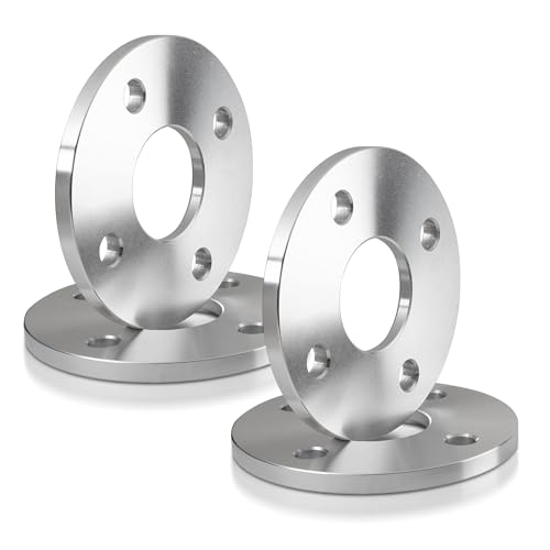 Customadeonly 3mm Hubcentric Wheel Spacers 4x100 Compatible for 124 Spider Escort Rio Sephia Spectra Miata mx-5 Protégé iA iQ xA xB Celica Corolla Echo Mr2 Mr-s (2pcs 54.1mm M12x1.5) 54.1mm