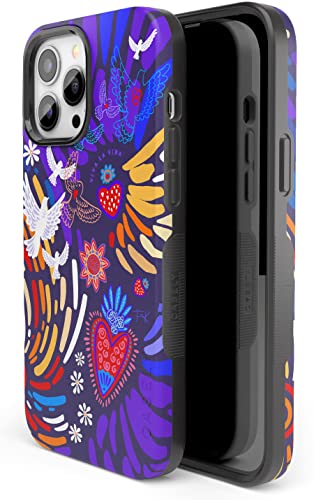 Casely iPhone 14 Pro Max Case | Viva La Vida | Frida Kahlo Floral Collage | Compatible with MagSafe - Thumbnail 2