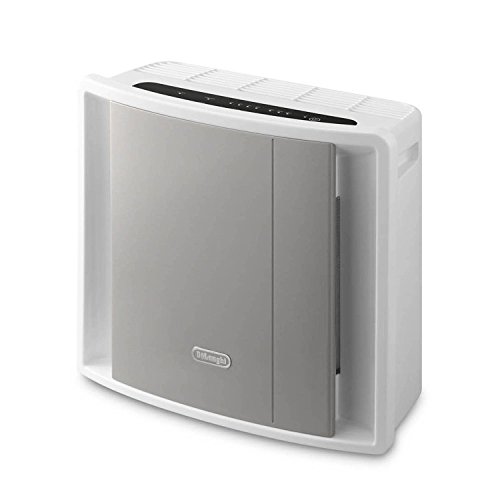 De'Longhi AC150 - Purificador (Panel de control táctil, cinco estados de filtración, ionizador, tres velocidades de ventilador, para habitaciones de hasta 40 m 2)