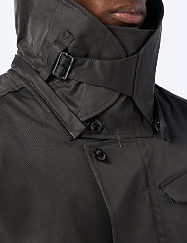 G-STAR RAW Men's Belted Trench, Grigio (cloack