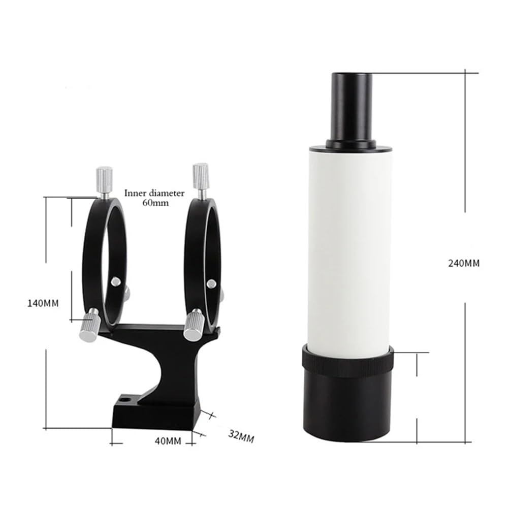 Accesorios para telescopios Buscador de telescopio Alcance 7x50 Aumento 7X Miras telescópicas Accesorios astronómicos