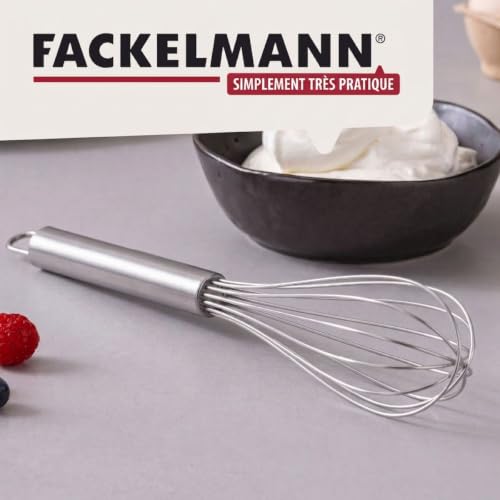 Fackelmann Fouet de Cuisine en Inox 26 cm pour Pâtisserie – vue 7
