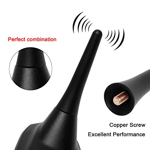 VOFONO 4.5 inches Stubby Aluminum Antenna Replacement for 2011-2018 Jeep Cherokee Chrysler Dodge