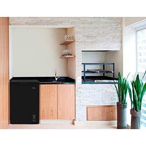 Freezer Horizontal Digital FlexBeer 100L, Midea, 127V, Preto