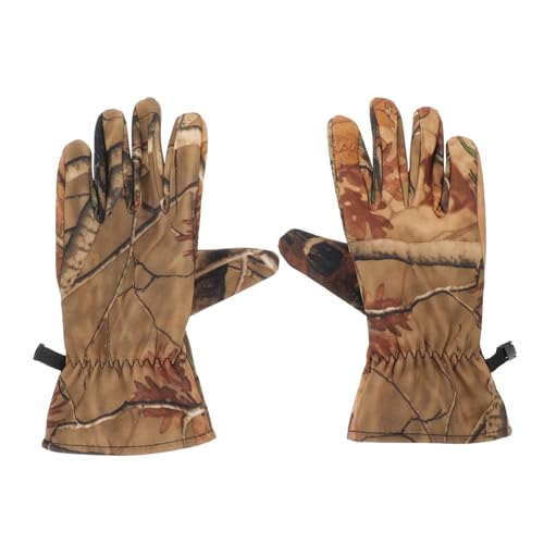 Guantes de camuflaje forro polar con aislamiento térmico para esquí y nieve