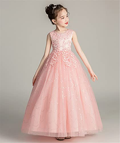Flower Girl's Long Dress Kids Princess Dress for Wedding Party Easter Special Occasion 33314