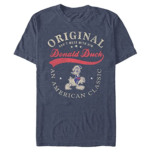 Disney Big & Tall Classic Mickey The One and Only Donald Men's Tops Short Sleeve Tee Shirt