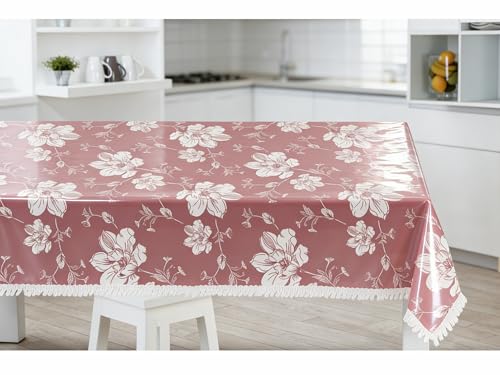 DESIGN ANTISCIVOLO: Retro felpato che previene scivolamenti e pieghe, completato da un'elegante frangia decorativa sui bordi