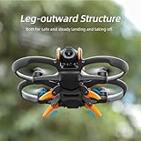 FSIDIWT Avata 2 Landing Gear Foldable Quick Release Extension Leg for DJI Avata 2 Accessories, Height Extension Leg for DJI Avata 2 Drone (Orange) - Image 7