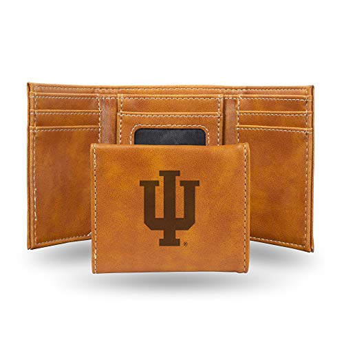 Image of Rico Industries NCAA Laser Engraved Trifold Laser Engraved Tri-Fold Wallet - Men's Accessory