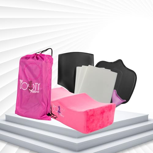 BBL Pillow After Surgery Lifting Cushions, Portable Butt Cushion for Long Sitting with Female Urinal Drawstring Backpack, Brazilian Butt Lift Pillow After Surgery, Post Surgery Pillow BBL