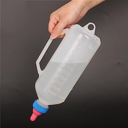 XUSIJAKQ1 Bebedouro de gado durável com acessório para garrafa de leite Alimentação saudável PE Alim