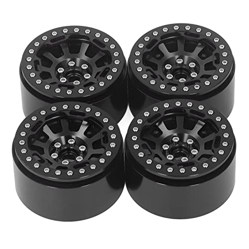 Cubo de Aro de Roda RC Beadlock, Ponderação Design Cubo de Aro de Roda RC de 4 Peças para Carro RC 1