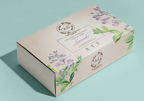 Image of Wellspring (Pack of 3) Handmade Nirol Natural Washing Laundry Soap Bar| Veg, Organic and Chemical Free| Baby Safe| for Sensitive Skin| Lavender Fragrance | (360 gm)