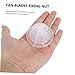 DOITOOL 10pcs Fan Retaining Nut Accessories for Fan Blades Fixing Nuts Fan Blades Fastened Nuts Go-parts Fan Blades Nut for Replacement Lug Nut White Electric Fan Fastener Plastic