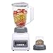 Blender dzbankowy i ekspres do smoothie, szybki mikser do smoothie o mocy 500 W do koktajli mlecznych, mrożonych owoców i kruszenia lodu, blender szklany, 2 regulowane prędkości,A
