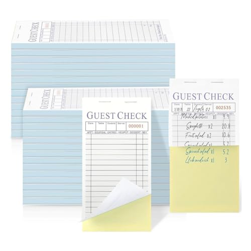 Goufride Gästescheckbuch 50er-Pack 2-teilig Selbstdurchschreibend