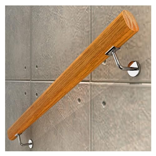 Rampe d'escalier en pin massif au design authentique pour aménagement intérieur