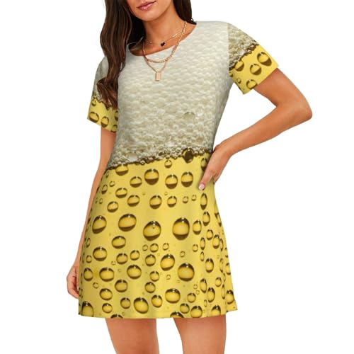 Chemise de nuit bulles de bière pour femme : un cocon de douceur du S au XXL