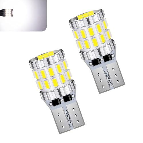 2PCS T10 194 LED Bulb Canbus Error Free 6000K miniatura 1
