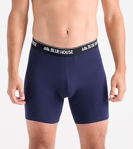 Boxer briefs Little Blue House para hombre en algodon comodo 2