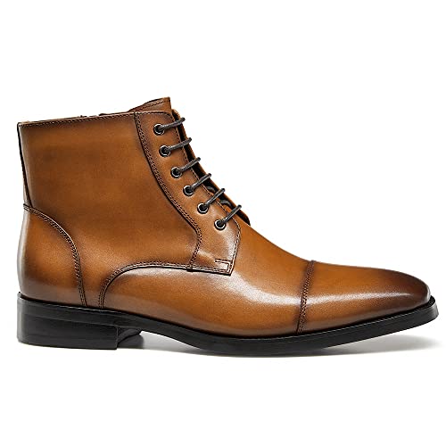 Image of GIFENNSE Mens Dress Boots Formal Chelsea Boots for Men