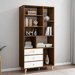 Cxraiy-HO Bibliothèque Moderne 5 Niveaux Vintage bibliothèque étagère Support de Rangement présentoir Organisateur avec… - Les Beatles, Paul McCartney, John Lennon, RIngo Starr, George Harrison