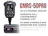 BTECH GMRS-50PRO IP54 Weatherproof 50-Watt GMRS Base Station Radio with Bluetooth, GPS, NOAA, and Advanced Features, Dual Band (VHF/UHF) Scanner, Long Range Two-Way GMRS Walkie Talkie