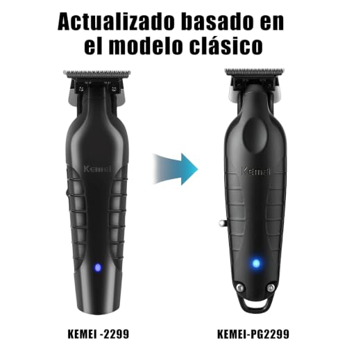 Miniatura 6 de Kemei Pg2299 Recortadora De Pelo Profesional Para Hombres,Recortadora Eléctrica De Pelo, Kit De Corte De Pelo De Barbero Inalámbrico,Geschenke Zum Vatertag
