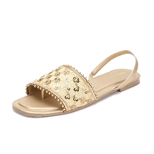 Image of Marc Loire Women Soft Comfortable Embellished Flats