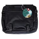 Pro Art, 15-inch x 12-inch x 2-3/4-inch Art Supply Messenger Bag, Black