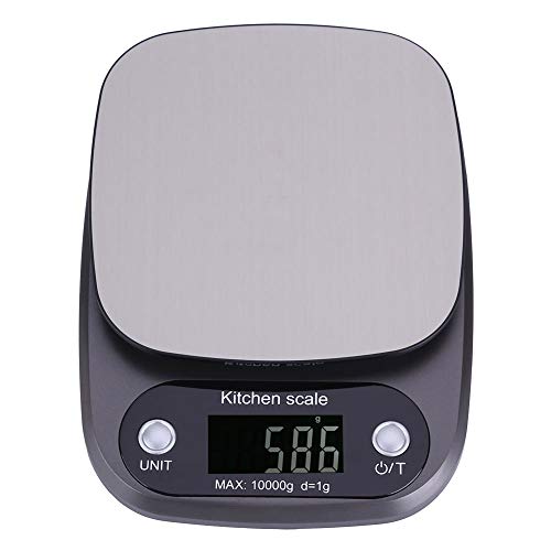 Balance De Cuisine Numérique Pliante - Portée 2g à 5000g, écran LCD | Compacte, Fonction Tare, ABS