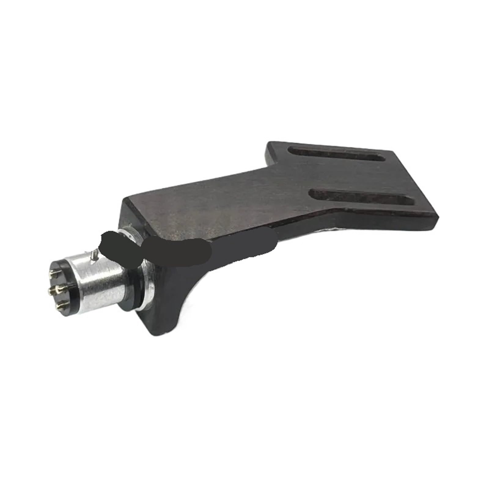 Testina stilo cartuccia log braccio dritto con filo in argento puro sterling 5N for giradischi LP giradischi in vinile supporto HIFI