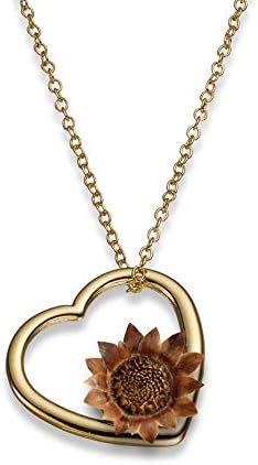 Rose of Bethlehem The Blessing Flower Gold Plated Eternal Love Necklace