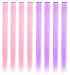 SARARHY Light Pink Light Purple Fashion Hair Accessories Clip in/On Wig Pieces for Amercian Girls and Women Colored Hair Extension