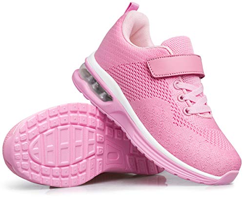 Anlarach Tênis infantil para meninos e meninas atlético, tênis de corrida com amortecimento de ar pa