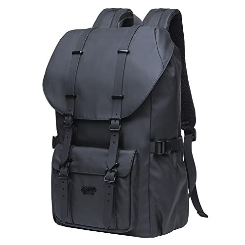 Kaukko Laptop Outdoor Backpack, Traveling Rucksack Fits 15.6 Inch Laptop(5-8-Black) #TOP1