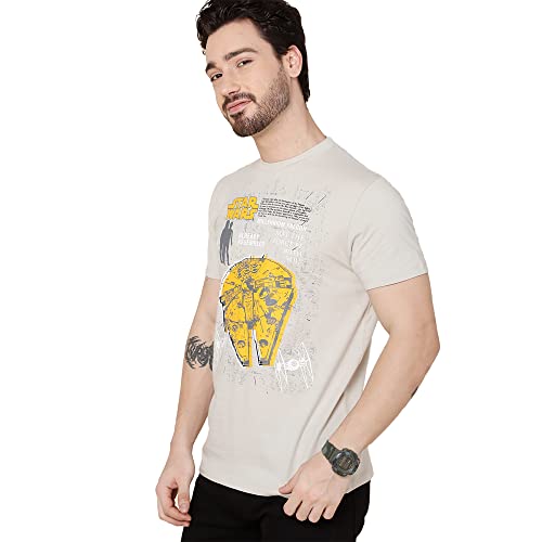 Image of Free Authority Star Wars Printed Half Sleeve Tshirt for Men