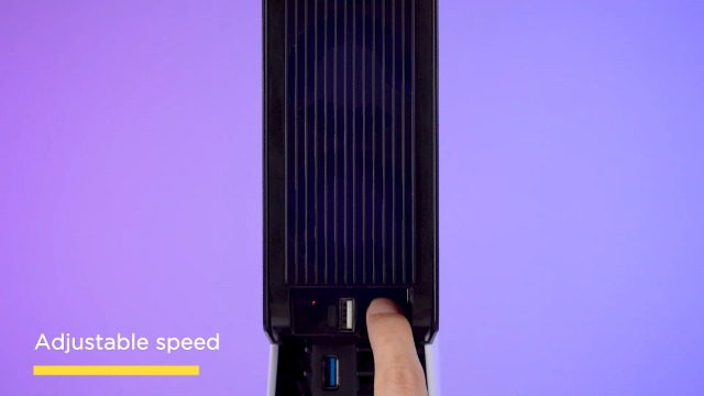 Cooling Fan for PS5 Accessories, KIWIHOME Upgraded Quiet Cooler Fan with Auto Speed, Controller USB3.0 Port & LED for PS5 2020 Only, Not for PlayStation 5 Slim/Pro, Black