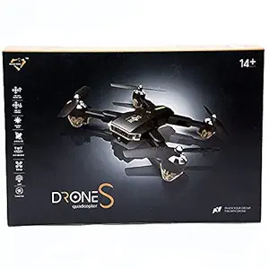 Toyify Tracker Drone with Basic Quality Camera with Remote Control & Mobile App Flying Option (Photo/Video Options)