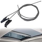 Shtuomoland FL3Z16502C22 Sunroof Glass Cable for 2015-2020 Ford F150 F250 F350 F450 Ford Expedition for 2018-2020 Lincoln Navigator Sliding Skylight Glass Wire Sunroof Repair Kit