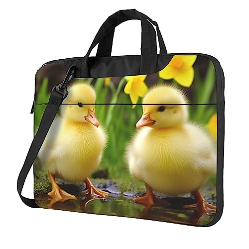 Sacoche ordinateur 13 pouces imperméable et sac bandoulière PC portable noir