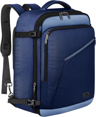 MATEIN Expandable Travel Backpack, Water-Resistant Carryon