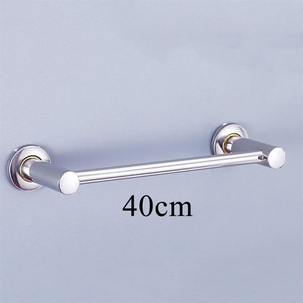 Stainless Steel Towel Rack Shower Shelf Wall-Mounted Holder Force Bathroom Pendant